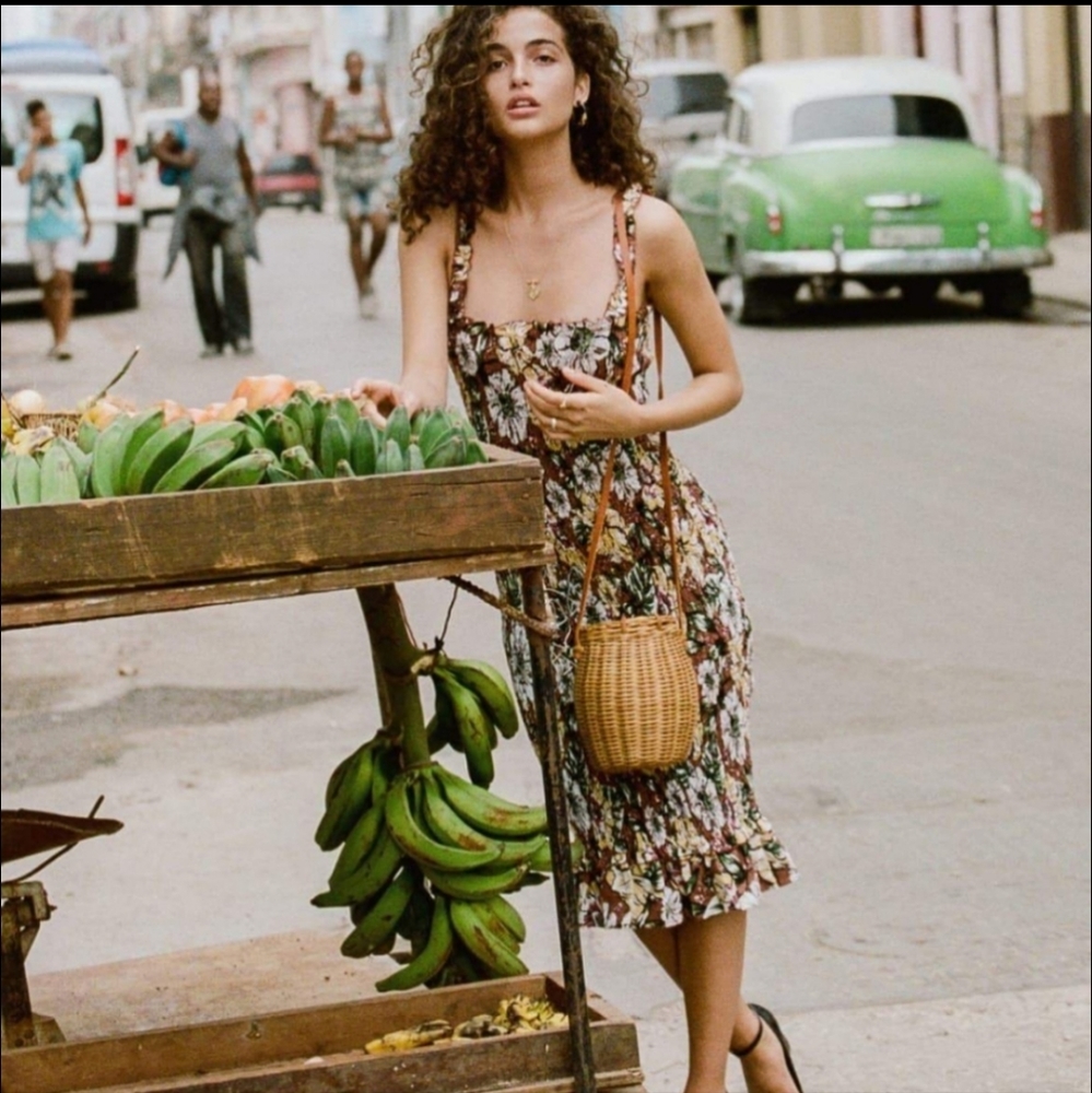 Faithfull the Brand Maya Floral Midi Dress